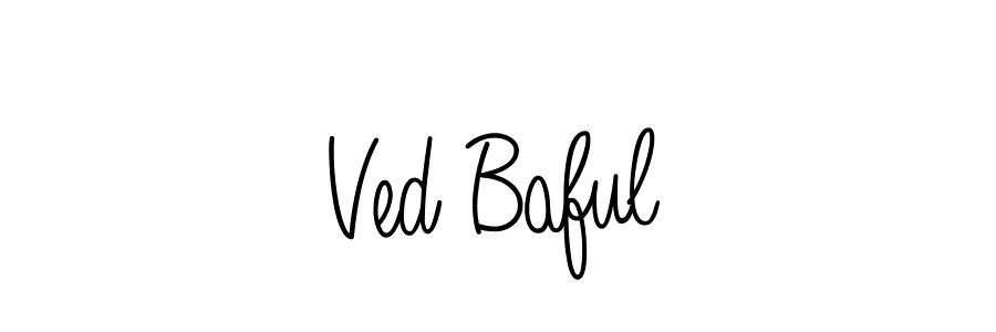 How to make Ved Baful signature? Angelique-Rose-font-FFP is a professional autograph style. Create handwritten signature for Ved Baful name. Ved Baful signature style 5 images and pictures png