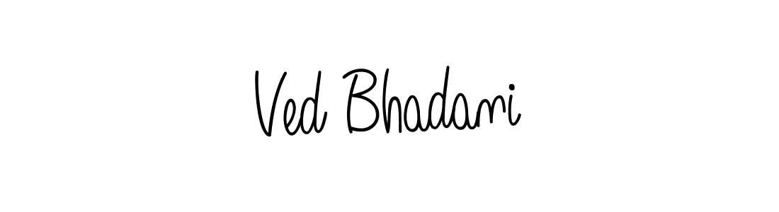 Also we have Ved Bhadani name is the best signature style. Create professional handwritten signature collection using Angelique-Rose-font-FFP autograph style. Ved Bhadani signature style 5 images and pictures png