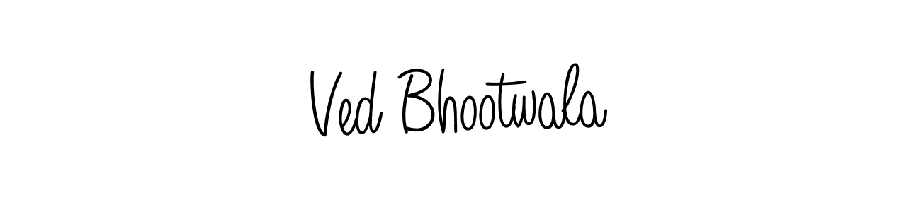 Make a beautiful signature design for name Ved Bhootwala. Use this online signature maker to create a handwritten signature for free. Ved Bhootwala signature style 5 images and pictures png