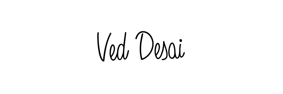 Similarly Angelique-Rose-font-FFP is the best handwritten signature design. Signature creator online .You can use it as an online autograph creator for name Ved Desai. Ved Desai signature style 5 images and pictures png