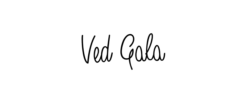 Also we have Ved Gala name is the best signature style. Create professional handwritten signature collection using Angelique-Rose-font-FFP autograph style. Ved Gala signature style 5 images and pictures png