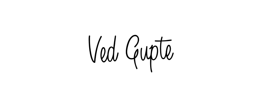 Once you've used our free online signature maker to create your best signature Angelique-Rose-font-FFP style, it's time to enjoy all of the benefits that Ved Gupte name signing documents. Ved Gupte signature style 5 images and pictures png