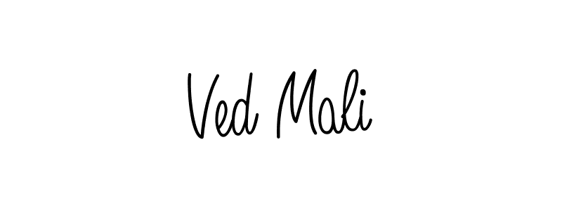 Here are the top 10 professional signature styles for the name Ved Mali. These are the best autograph styles you can use for your name. Ved Mali signature style 5 images and pictures png