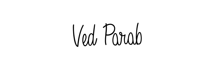 Check out images of Autograph of Ved Parab name. Actor Ved Parab Signature Style. Angelique-Rose-font-FFP is a professional sign style online. Ved Parab signature style 5 images and pictures png