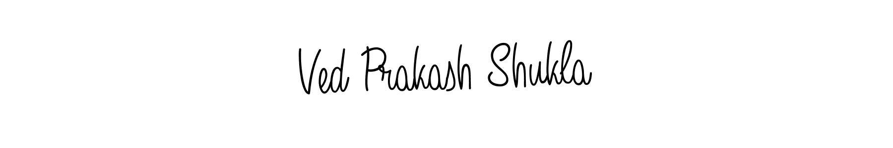 How to Draw Ved Prakash Shukla signature style? Angelique-Rose-font-FFP is a latest design signature styles for name Ved Prakash Shukla. Ved Prakash Shukla signature style 5 images and pictures png