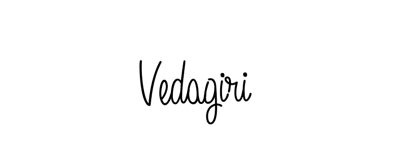The best way (Angelique-Rose-font-FFP) to make a short signature is to pick only two or three words in your name. The name Vedagiri include a total of six letters. For converting this name. Vedagiri signature style 5 images and pictures png