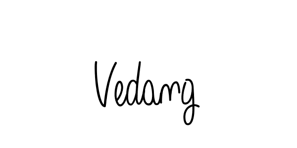 It looks lik you need a new signature style for name Vedang. Design unique handwritten (Angelique-Rose-font-FFP) signature with our free signature maker in just a few clicks. Vedang signature style 5 images and pictures png