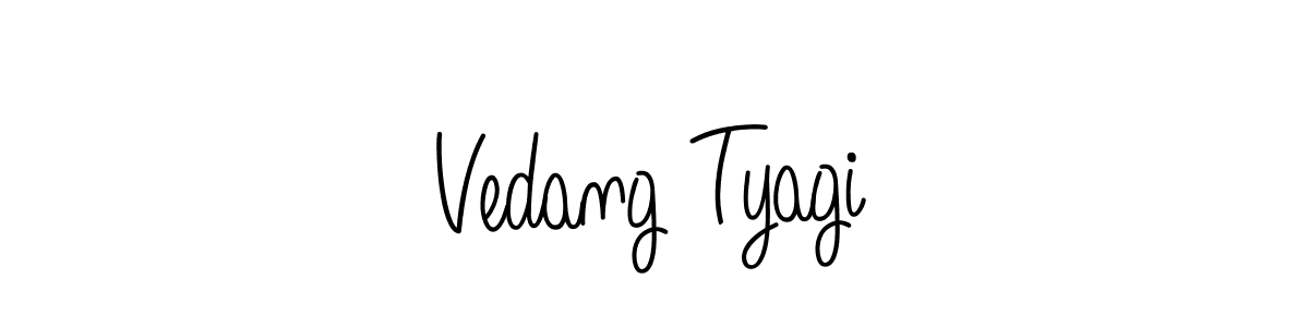 Make a short Vedang Tyagi signature style. Manage your documents anywhere anytime using Angelique-Rose-font-FFP. Create and add eSignatures, submit forms, share and send files easily. Vedang Tyagi signature style 5 images and pictures png