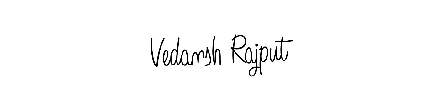 Make a short Vedansh Rajput signature style. Manage your documents anywhere anytime using Angelique-Rose-font-FFP. Create and add eSignatures, submit forms, share and send files easily. Vedansh Rajput signature style 5 images and pictures png