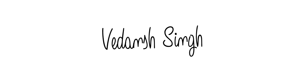 Once you've used our free online signature maker to create your best signature Angelique-Rose-font-FFP style, it's time to enjoy all of the benefits that Vedansh Singh name signing documents. Vedansh Singh signature style 5 images and pictures png