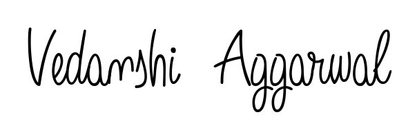 The Angelique-Rose-font-FFP typeface gives name Vedanshi  Aggarwal a refined look. Suitable for certificates, diplomas, and official verification. Vedanshi  Aggarwal signature style 5 images and pictures png