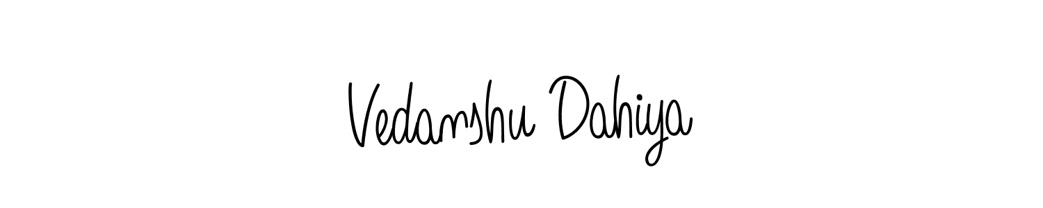 Here are the top 10 professional signature styles for the name Vedanshu Dahiya. These are the best autograph styles you can use for your name. Vedanshu Dahiya signature style 5 images and pictures png