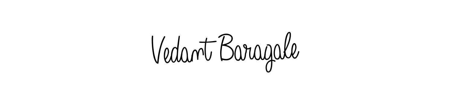 Make a short Vedant Baragale signature style. Manage your documents anywhere anytime using Angelique-Rose-font-FFP. Create and add eSignatures, submit forms, share and send files easily. Vedant Baragale signature style 5 images and pictures png