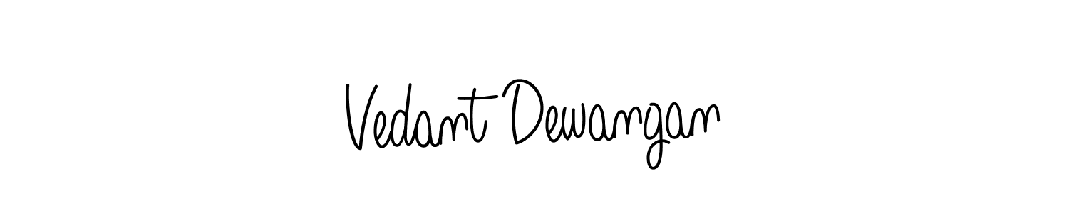 How to make Vedant Dewangan signature? Angelique-Rose-font-FFP is a professional autograph style. Create handwritten signature for Vedant Dewangan name. Vedant Dewangan signature style 5 images and pictures png