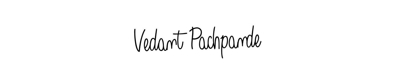 How to Draw Vedant Pachpande signature style? Angelique-Rose-font-FFP is a latest design signature styles for name Vedant Pachpande. Vedant Pachpande signature style 5 images and pictures png