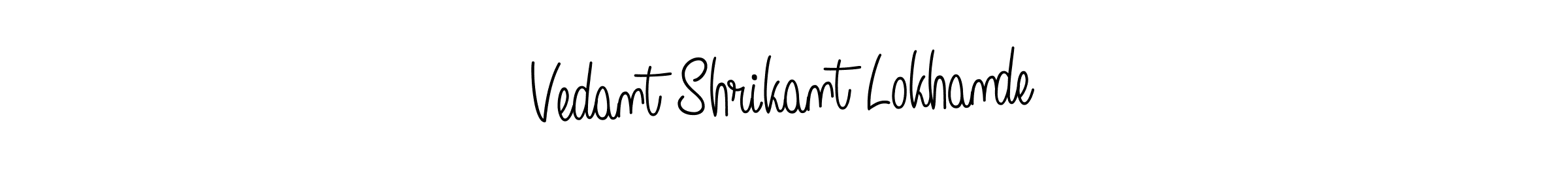 How to make Vedant Shrikant Lokhande signature? Angelique-Rose-font-FFP is a professional autograph style. Create handwritten signature for Vedant Shrikant Lokhande name. Vedant Shrikant Lokhande signature style 5 images and pictures png