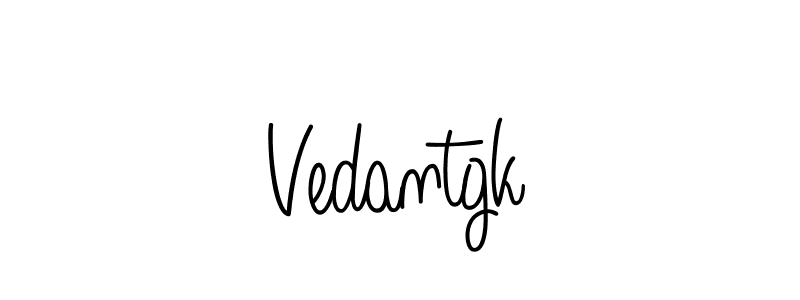How to Draw Vedantgk signature style? Angelique-Rose-font-FFP is a latest design signature styles for name Vedantgk. Vedantgk signature style 5 images and pictures png