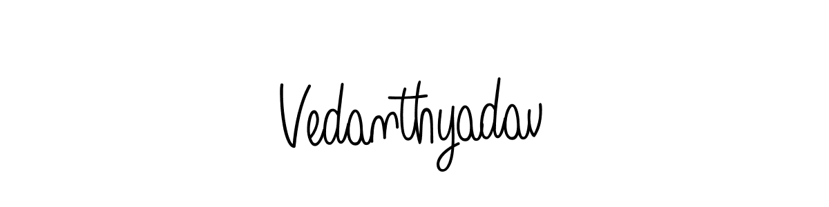 Similarly Angelique-Rose-font-FFP is the best handwritten signature design. Signature creator online .You can use it as an online autograph creator for name Vedanthyadav. Vedanthyadav signature style 5 images and pictures png