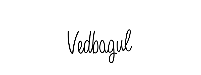 Angelique-Rose-font-FFP is a professional signature style that is perfect for those who want to add a touch of class to their signature. It is also a great choice for those who want to make their signature more unique. Get Vedbagul name to fancy signature for free. Vedbagul signature style 5 images and pictures png