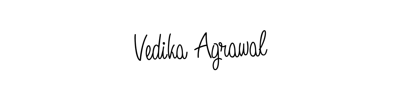 You can use this online signature creator to create a handwritten signature for the name Vedika Agrawal. This is the best online autograph maker. Vedika Agrawal signature style 5 images and pictures png