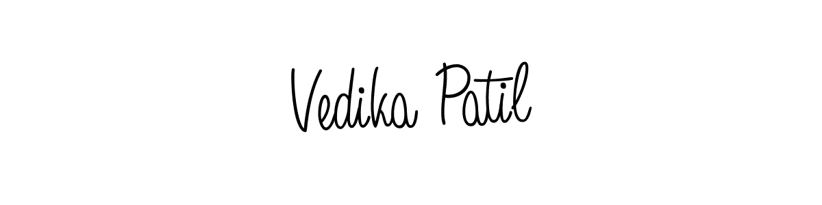 Make a short Vedika Patil signature style. Manage your documents anywhere anytime using Angelique-Rose-font-FFP. Create and add eSignatures, submit forms, share and send files easily. Vedika Patil signature style 5 images and pictures png