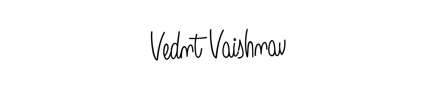 This is the best signature style for the Vednt Vaishnav name. Also you like these signature font (Angelique-Rose-font-FFP). Mix name signature. Vednt Vaishnav signature style 5 images and pictures png