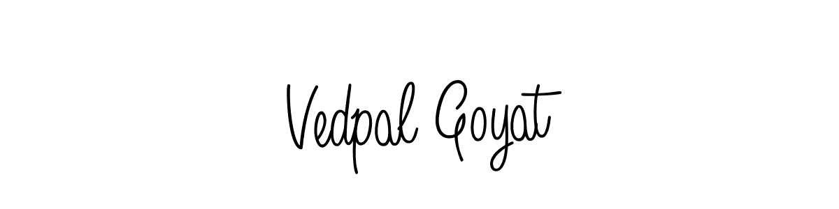 Here are the top 10 professional signature styles for the name Vedpal Goyat. These are the best autograph styles you can use for your name. Vedpal Goyat signature style 5 images and pictures png