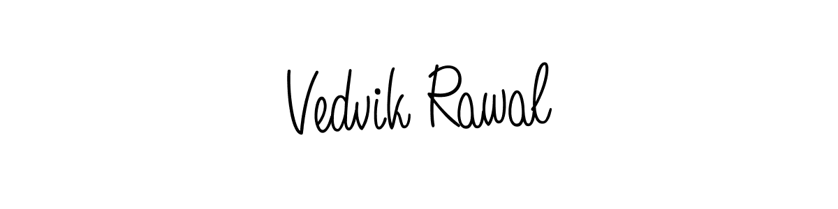 Make a beautiful signature design for name Vedvik Rawal. Use this online signature maker to create a handwritten signature for free. Vedvik Rawal signature style 5 images and pictures png
