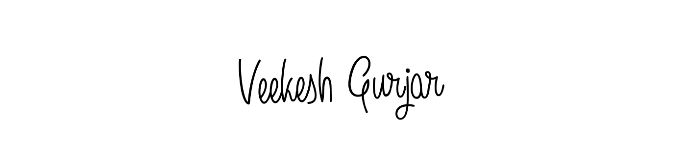 Similarly Angelique-Rose-font-FFP is the best handwritten signature design. Signature creator online .You can use it as an online autograph creator for name Veekesh Gurjar. Veekesh Gurjar signature style 5 images and pictures png