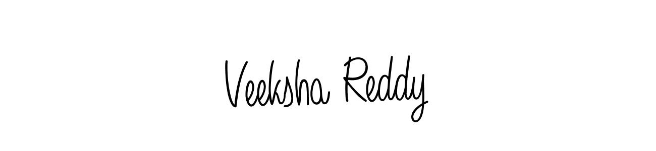 Also we have Veeksha Reddy name is the best signature style. Create professional handwritten signature collection using Angelique-Rose-font-FFP autograph style. Veeksha Reddy signature style 5 images and pictures png