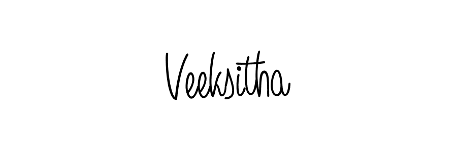 How to Draw Veeksitha signature style? Angelique-Rose-font-FFP is a latest design signature styles for name Veeksitha. Veeksitha signature style 5 images and pictures png