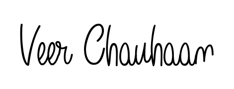 It looks like you need a new signature style for name Veer Chauhaan. Design unique handwritten (Angelique-Rose-font-FFP) signature with our free signature maker in just a few clicks. Veer Chauhaan signature style 5 images and pictures png
