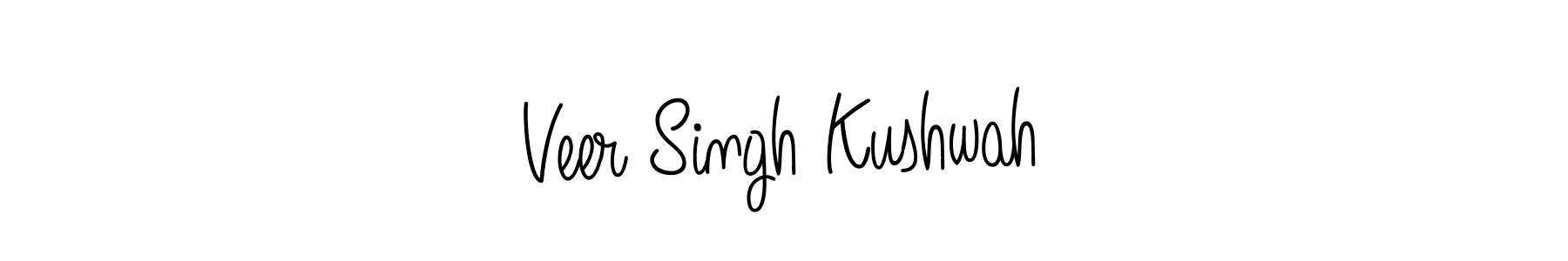 Make a beautiful signature design for name Veer Singh Kushwah. With this signature (Angelique-Rose-font-FFP) style, you can create a handwritten signature for free. Veer Singh Kushwah signature style 5 images and pictures png