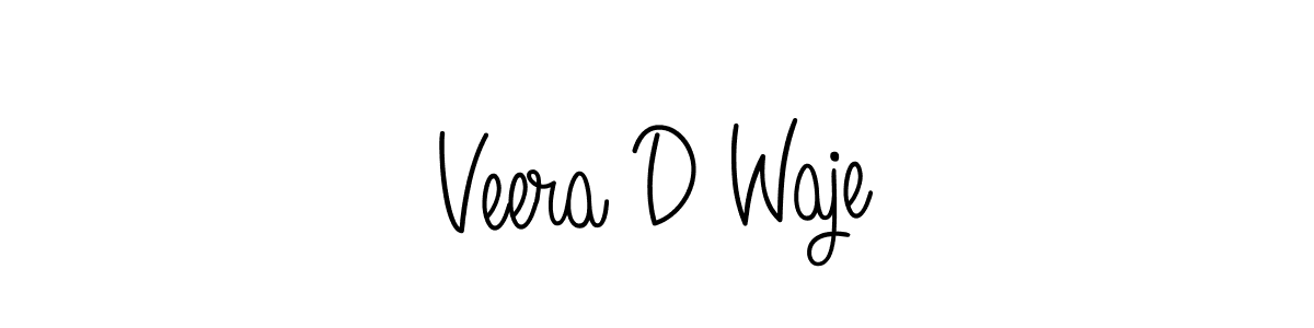 Also You can easily find your signature by using the search form. We will create Veera D Waje name handwritten signature images for you free of cost using Angelique-Rose-font-FFP sign style. Veera D Waje signature style 5 images and pictures png