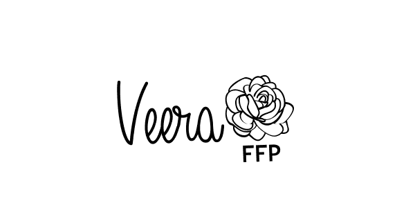 You should practise on your own different ways (Angelique-Rose-font-FFP) to write your name (Veera5) in signature. don't let someone else do it for you. Veera5 signature style 5 images and pictures png