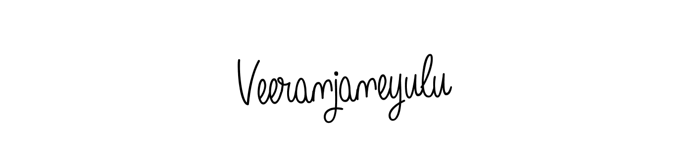 Design your own signature with our free online signature maker. With this signature software, you can create a handwritten (Angelique-Rose-font-FFP) signature for name Veeranjaneyulu. Veeranjaneyulu signature style 5 images and pictures png