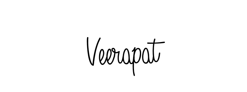 The best way (Angelique-Rose-font-FFP) to make a short signature is to pick only two or three words in your name. The name Veerapat include a total of six letters. For converting this name. Veerapat signature style 5 images and pictures png