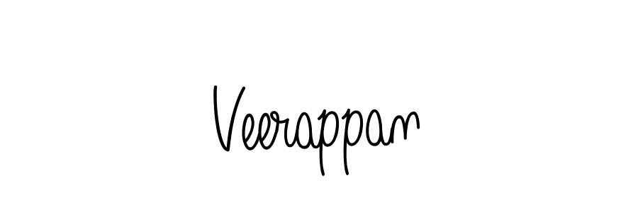 How to make Veerappan name signature. Use Angelique-Rose-font-FFP style for creating short signs online. This is the latest handwritten sign. Veerappan signature style 5 images and pictures png