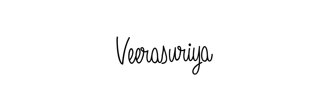 How to Draw Veerasuriya signature style? Angelique-Rose-font-FFP is a latest design signature styles for name Veerasuriya. Veerasuriya signature style 5 images and pictures png