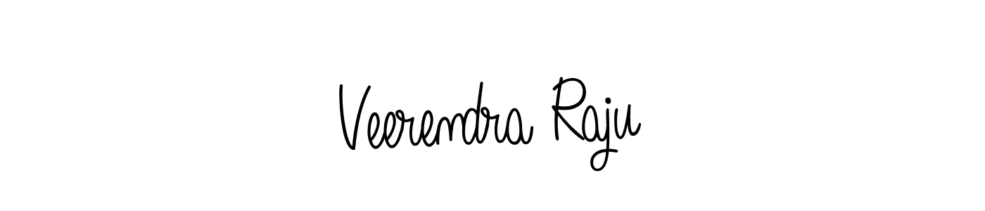 Veerendra Raju stylish signature style. Best Handwritten Sign (Angelique-Rose-font-FFP) for my name. Handwritten Signature Collection Ideas for my name Veerendra Raju. Veerendra Raju signature style 5 images and pictures png