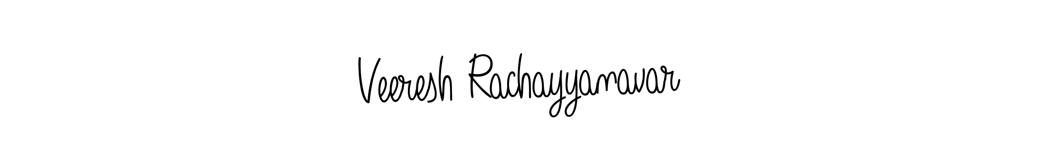 Also we have Veeresh Rachayyanavar name is the best signature style. Create professional handwritten signature collection using Angelique-Rose-font-FFP autograph style. Veeresh Rachayyanavar signature style 5 images and pictures png