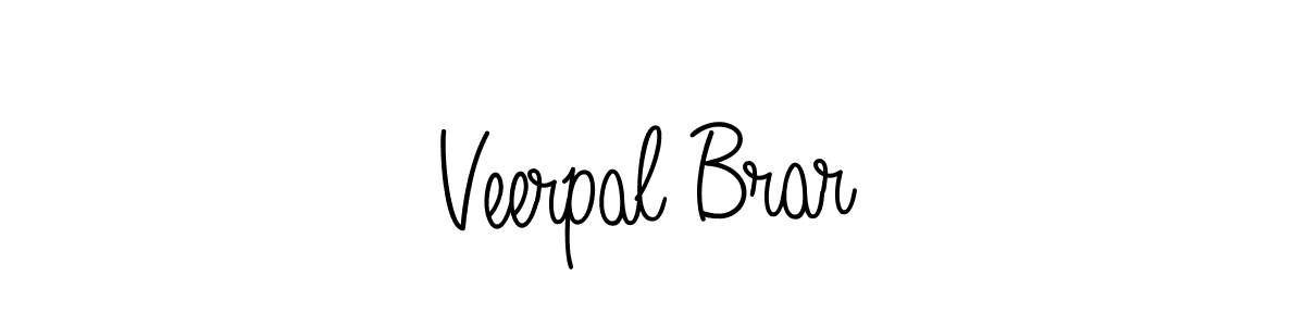 Also we have Veerpal Brar name is the best signature style. Create professional handwritten signature collection using Angelique-Rose-font-FFP autograph style. Veerpal Brar signature style 5 images and pictures png