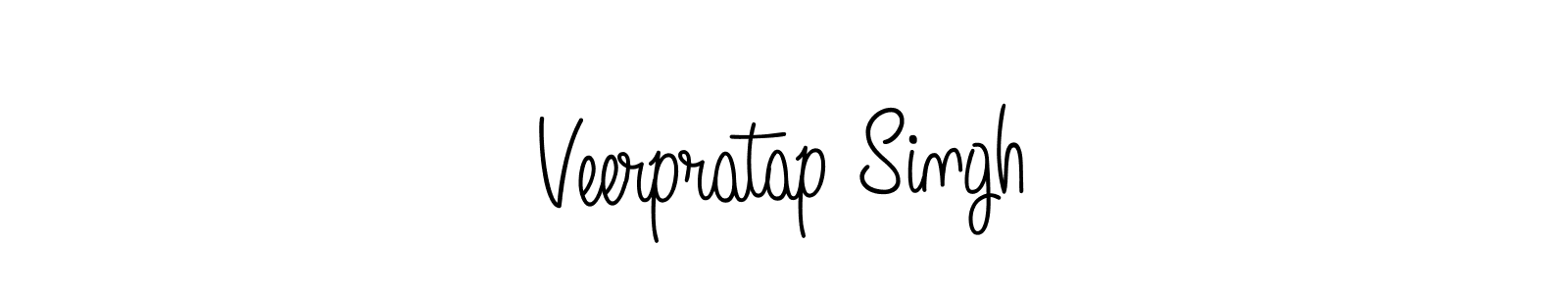 Veerpratap Singh stylish signature style. Best Handwritten Sign (Angelique-Rose-font-FFP) for my name. Handwritten Signature Collection Ideas for my name Veerpratap Singh. Veerpratap Singh signature style 5 images and pictures png