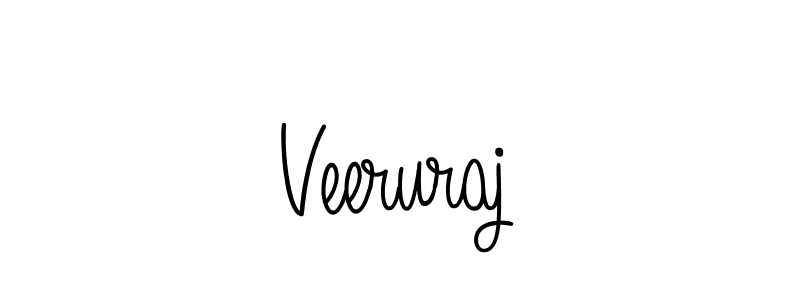 Veeruraj stylish signature style. Best Handwritten Sign (Angelique-Rose-font-FFP) for my name. Handwritten Signature Collection Ideas for my name Veeruraj. Veeruraj signature style 5 images and pictures png