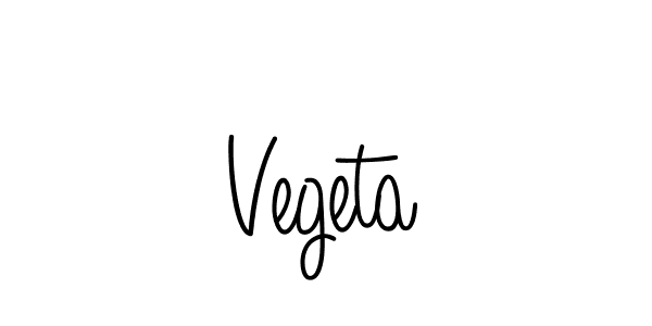 The best way (Angelique-Rose-font-FFP) to make a short signature is to pick only two or three words in your name. The name Vegeta include a total of six letters. For converting this name. Vegeta signature style 5 images and pictures png