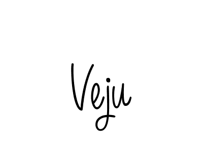 How to make Veju signature? Angelique-Rose-font-FFP is a professional autograph style. Create handwritten signature for Veju name. Veju signature style 5 images and pictures png