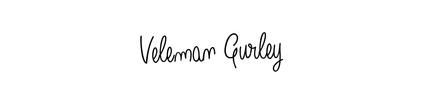Best and Professional Signature Style for Veleman Gurley. Angelique-Rose-font-FFP Best Signature Style Collection. Veleman Gurley signature style 5 images and pictures png