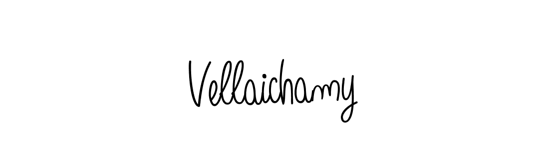 How to make Vellaichamy signature? Angelique-Rose-font-FFP is a professional autograph style. Create handwritten signature for Vellaichamy name. Vellaichamy signature style 5 images and pictures png