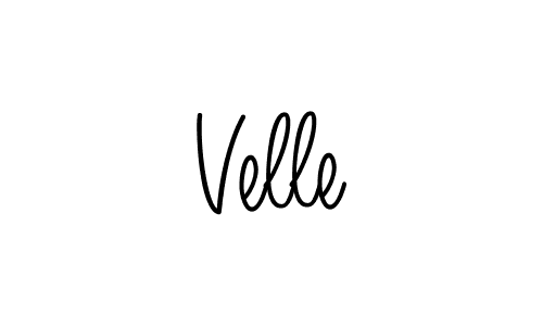 How to make Velle signature? Angelique-Rose-font-FFP is a professional autograph style. Create handwritten signature for Velle name. Velle signature style 5 images and pictures png