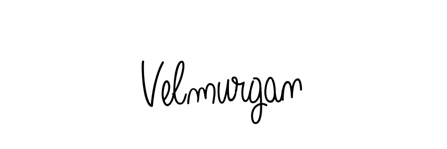 Use a signature maker to create a handwritten signature online. With this signature software, you can design (Angelique-Rose-font-FFP) your own signature for name Velmurgan. Velmurgan signature style 5 images and pictures png